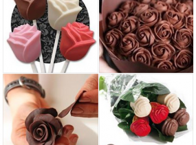 Recetas- como hacer rosas con chocolate