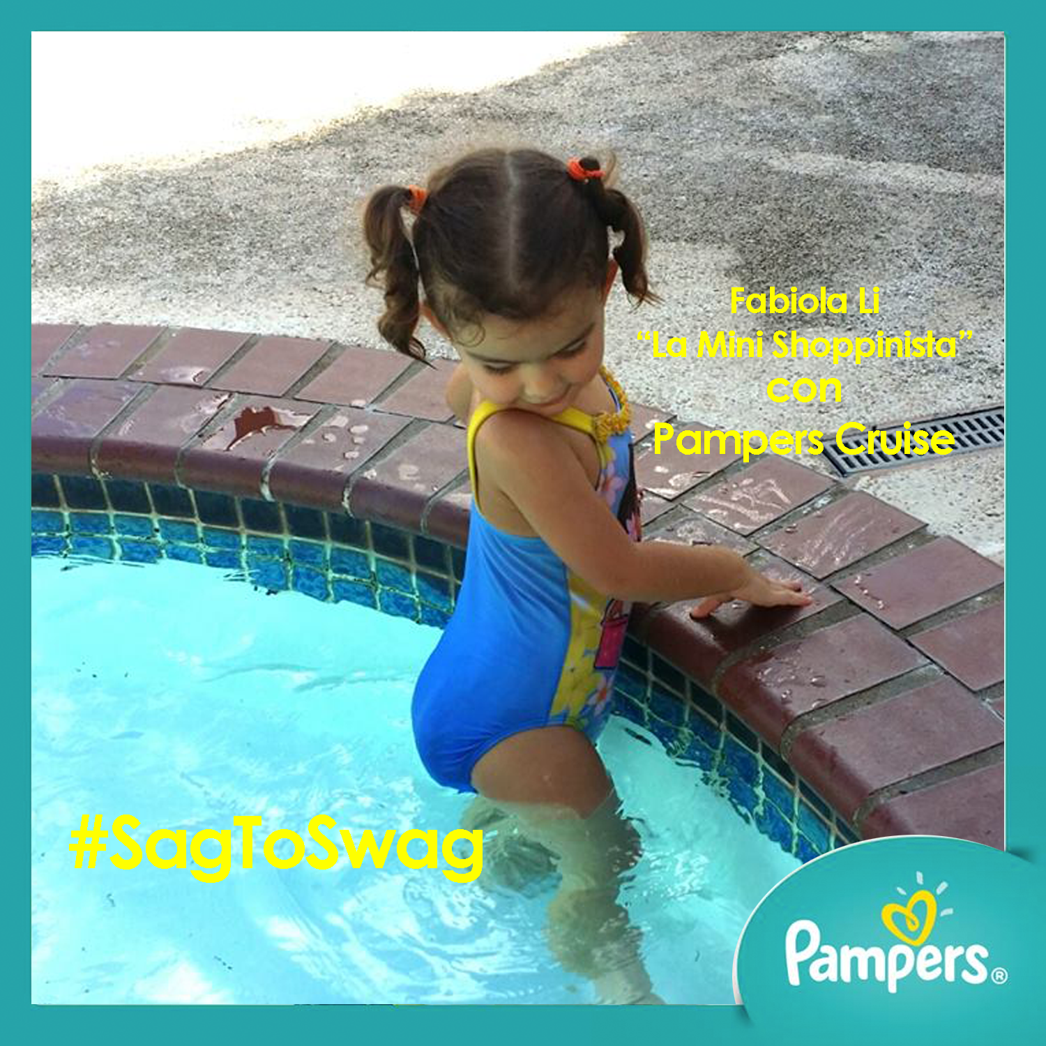 Fabiola Li con Pampers Cruisers #SagToSwag