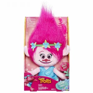 Dreamworks Trolls Poppy Talkin' Troll Plush Doll