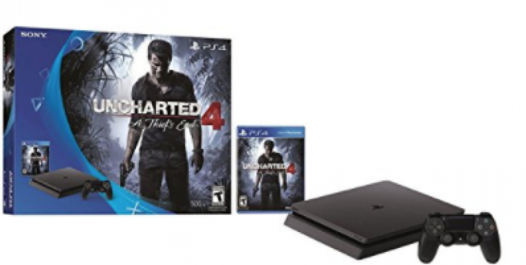 PlayStation 4 Slim 500GB Console – Uncharted 4 Bundle – Black Friday