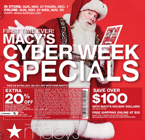 Macys Cyber Monday Deals 2016 – La Shoppinista ¡para comprar, ganar y