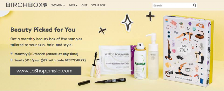 Birchbox- Conoce la Suscripción Mensual de Caja por $10, Gana $10 por Referir Amigos