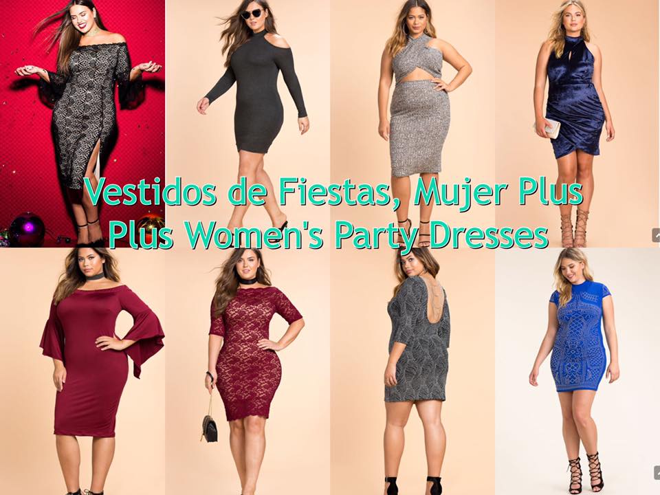 Plus Women’s Party Dresses – Vestidos de Fiesta, Para Mujer Plus