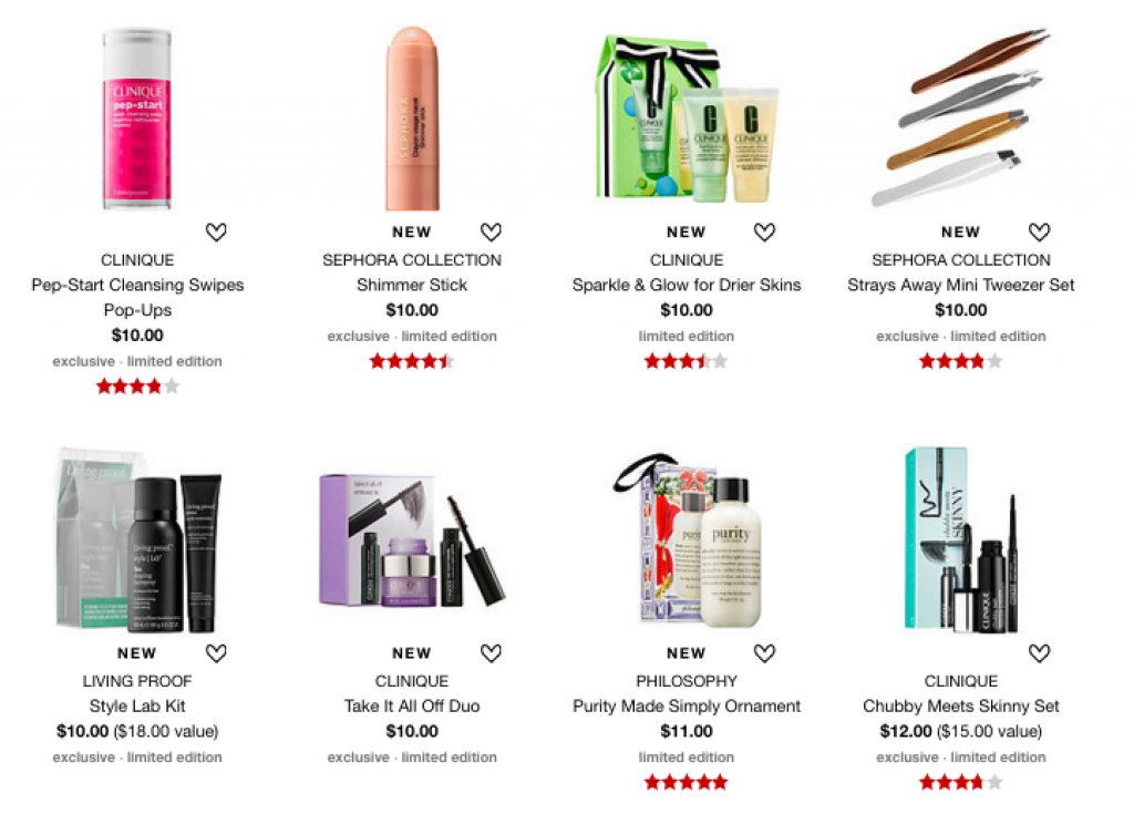 Sephora Christmas or Birthday Gifts $25 or Less 