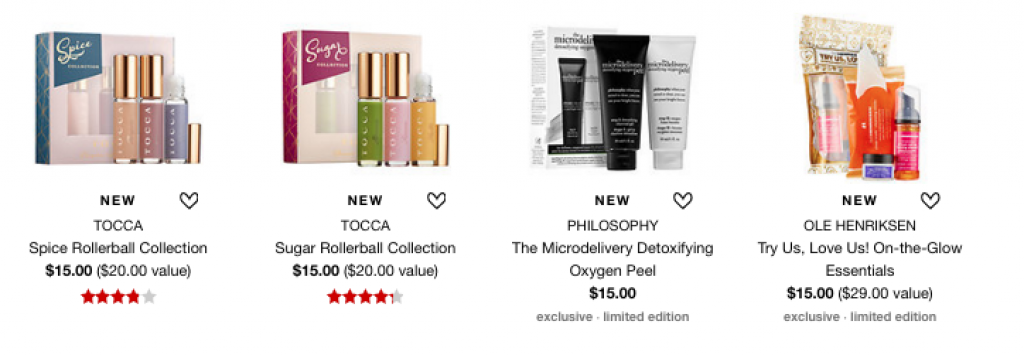 Sephora Christmas or Birthday Gifts $25 or Less 