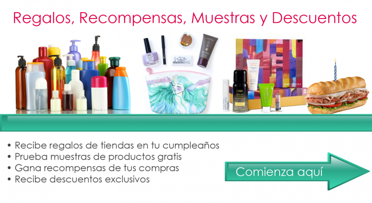 Freebies- Regalos, Recompensas, Muestras y Descuentos Gratis