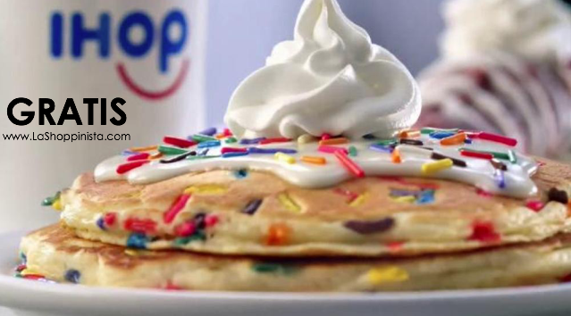 IHOP- Pancake Gratis el día de tu Cumpleaños