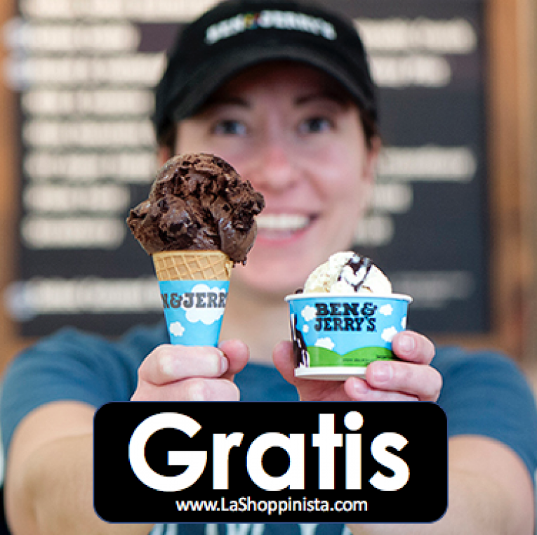 Mantecado Gratis para tu Cumpleaños, en Ben & Jerry’s