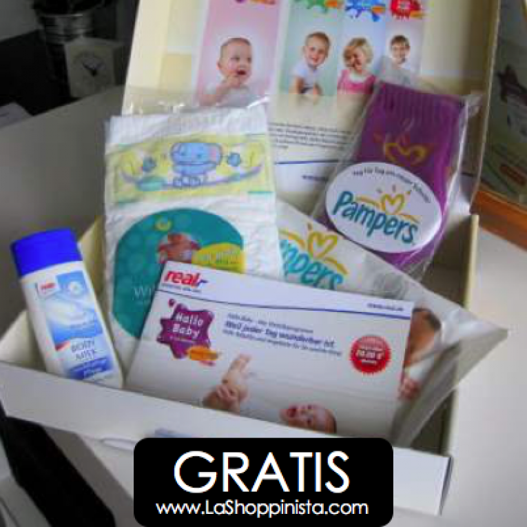 Caja de bienvenida para tu bebé ¡gratis!