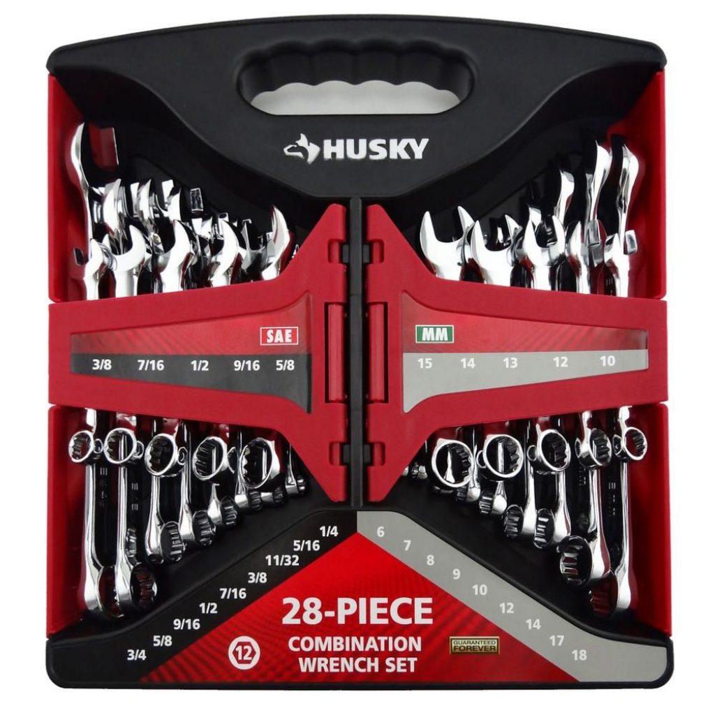 http://www.homedepot.com/p/Husky-Combination-Wrench-Set-28-Piece-28CW002NC/205093597