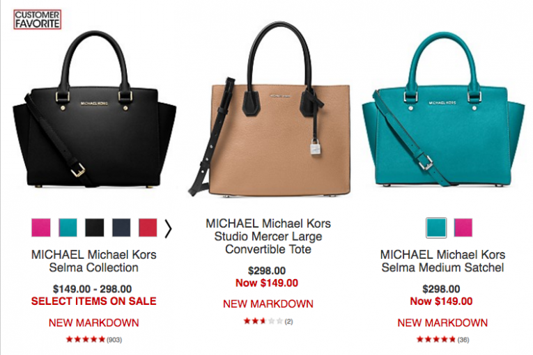 Michael Kors con hasta 40% de descuento