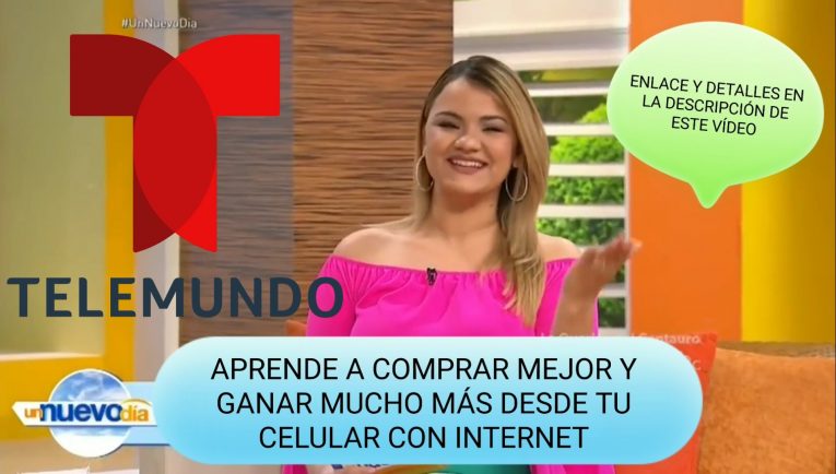 UN NUEVO DIA TELEMUNDO CON LA SHOPPINISTA Y RASHEL DIAZ- APRENDE A COMPRAR MEJOR Y GANAR DEL CELULAR