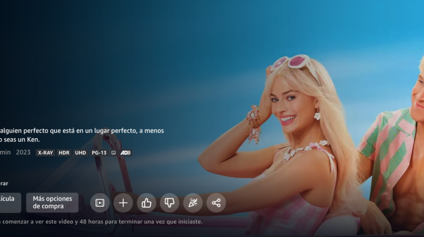 BARBIE MOVIE EN AMAZON PRIME