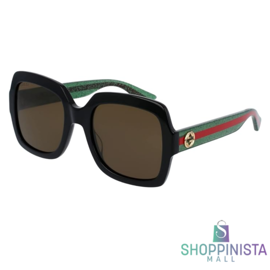 Gucci Sunglasses for Women • GG0036SN 002 Black/Green/Red 54mm 0036
